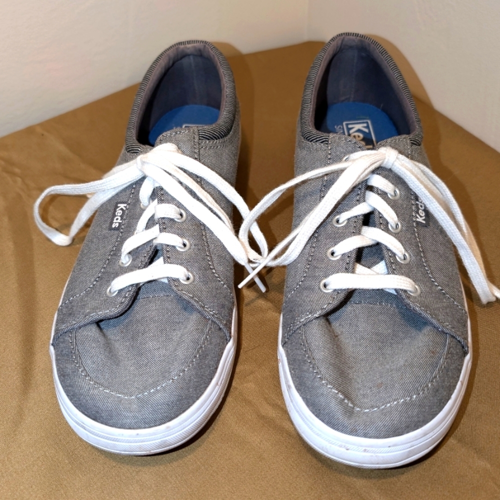 Keds Gray Canvas Sneakers